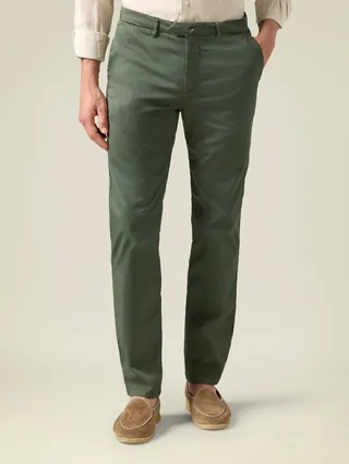 Olive green lightweight chinos